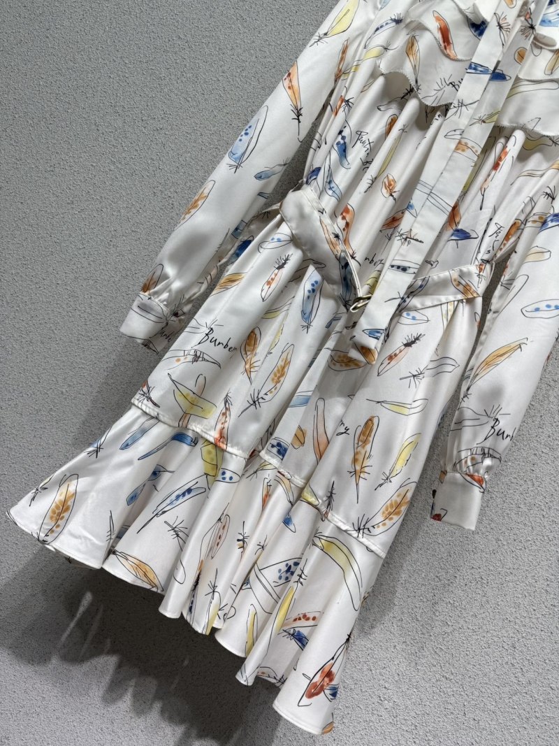 Вечернее платье с принтом Burberry
