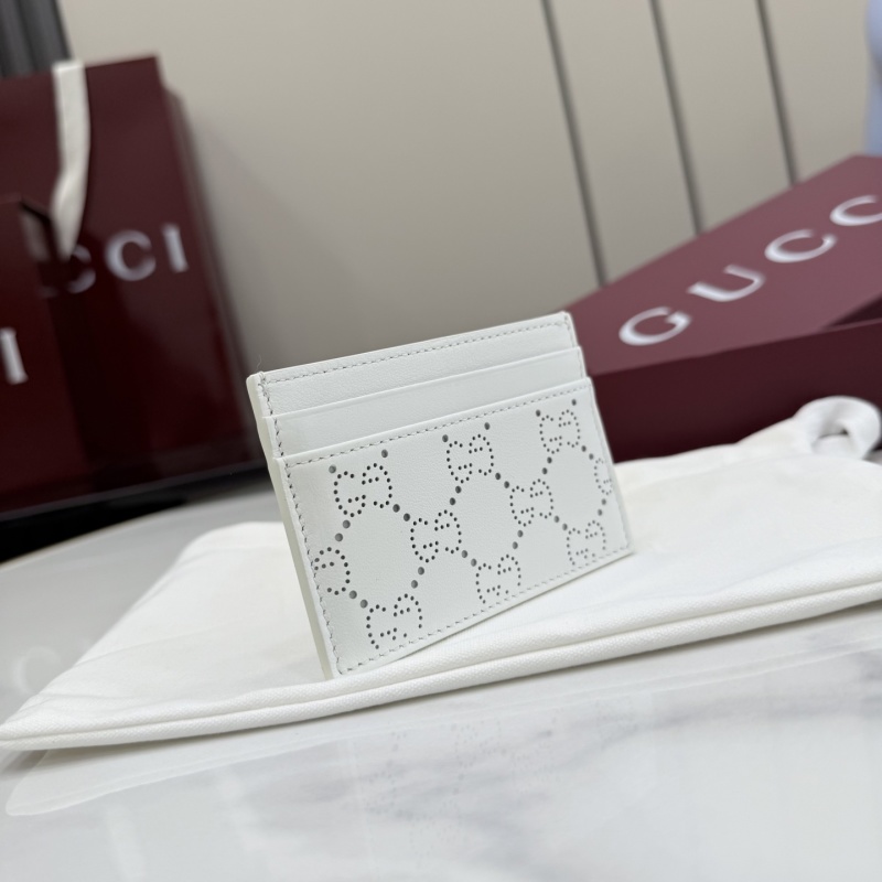 Картхолдер Gucci белый с логотипом