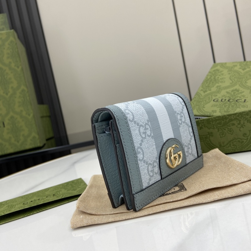 Портмоне Gucci с монограммой и замком GG