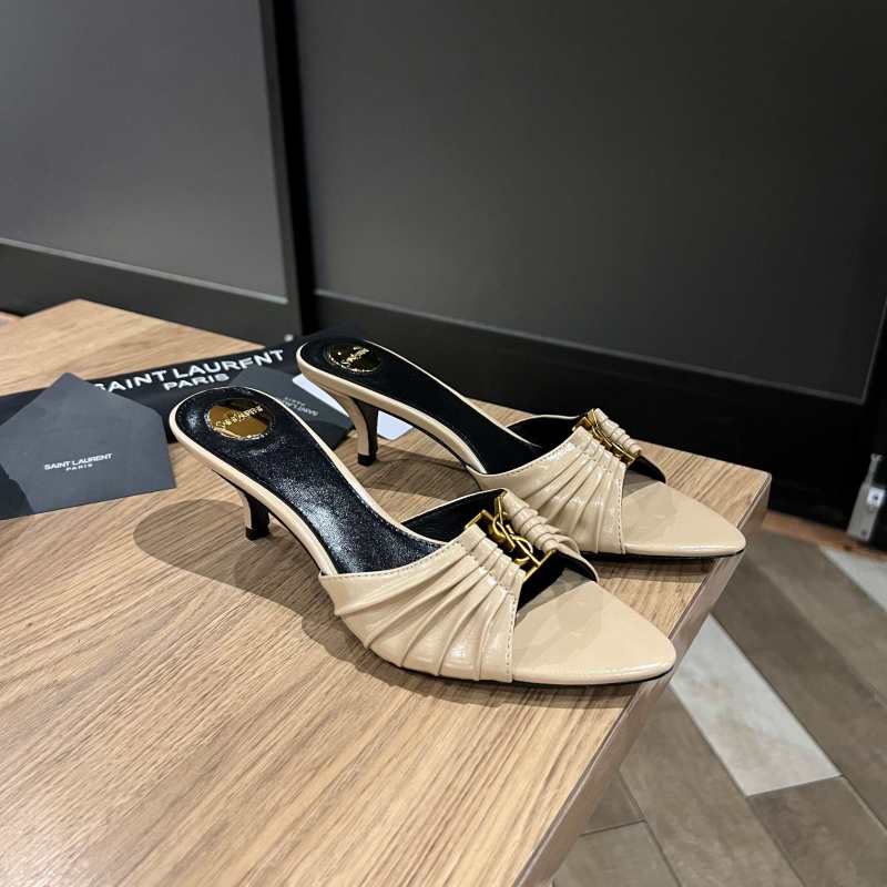 Сандалии Saint Laurent женские с прячкой YSL