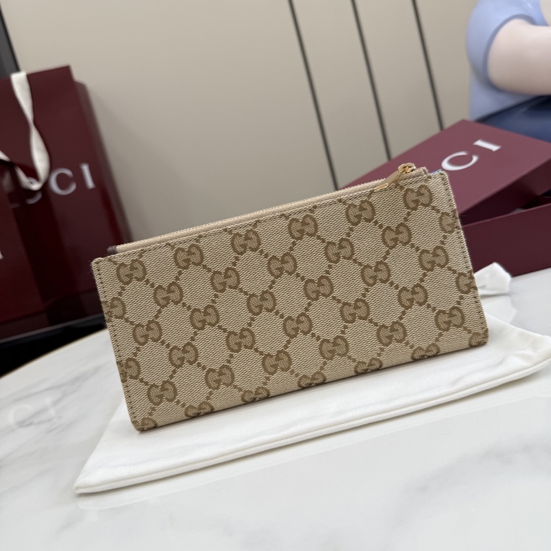 Портмоне Gucci с монограммой и молнией