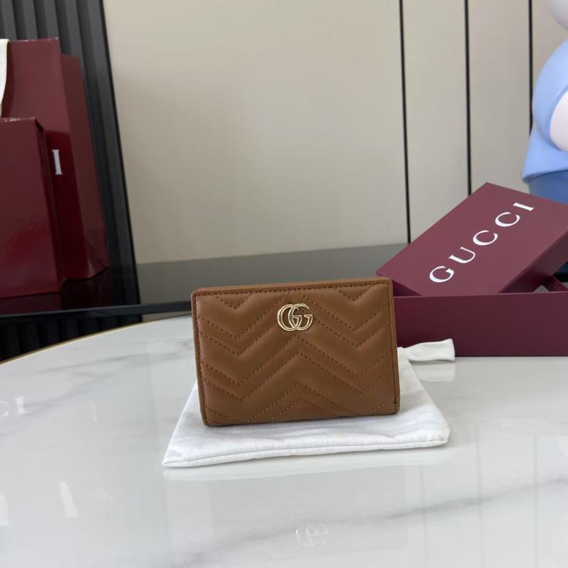 Портмоне Gucci GG Marmont коричневое