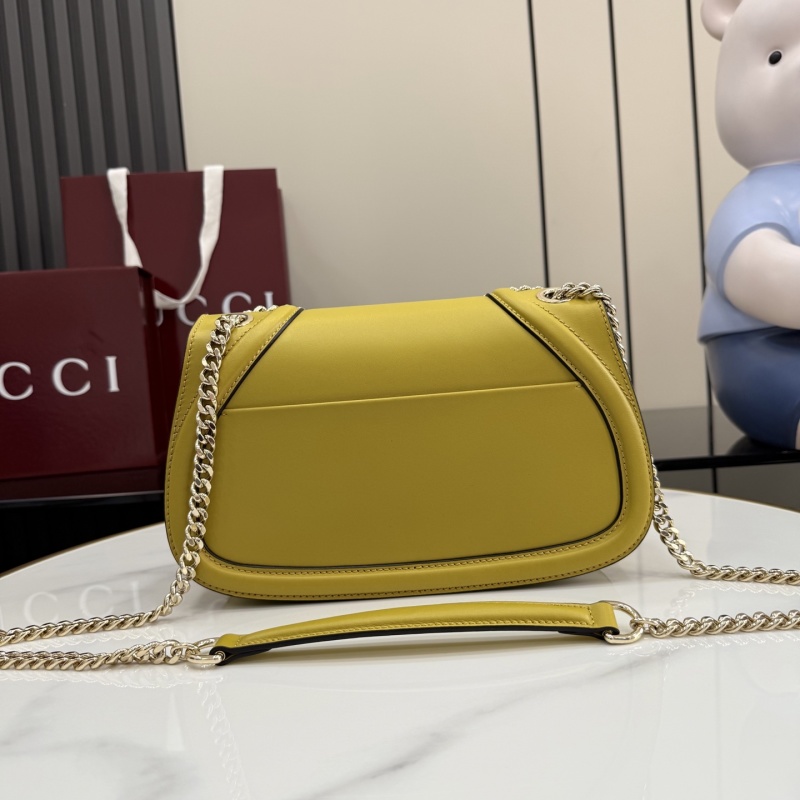 Сумка Gucci желтая с цепочкой