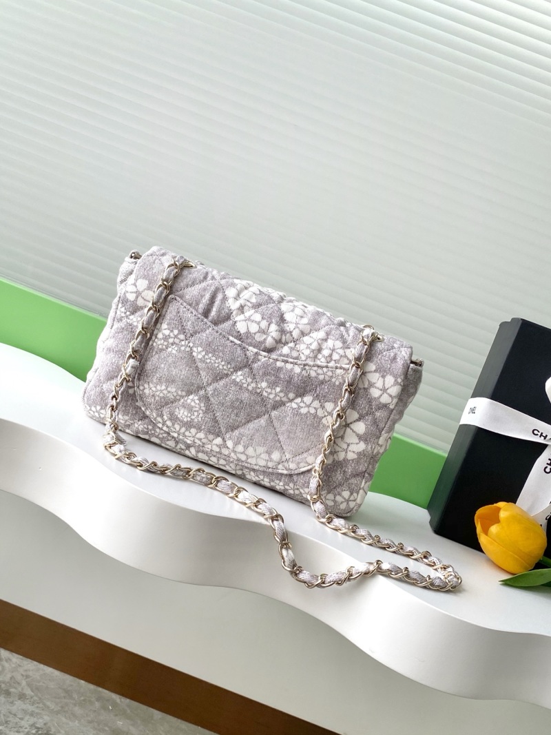 Пляжная сумка Chanel, цвет серый
