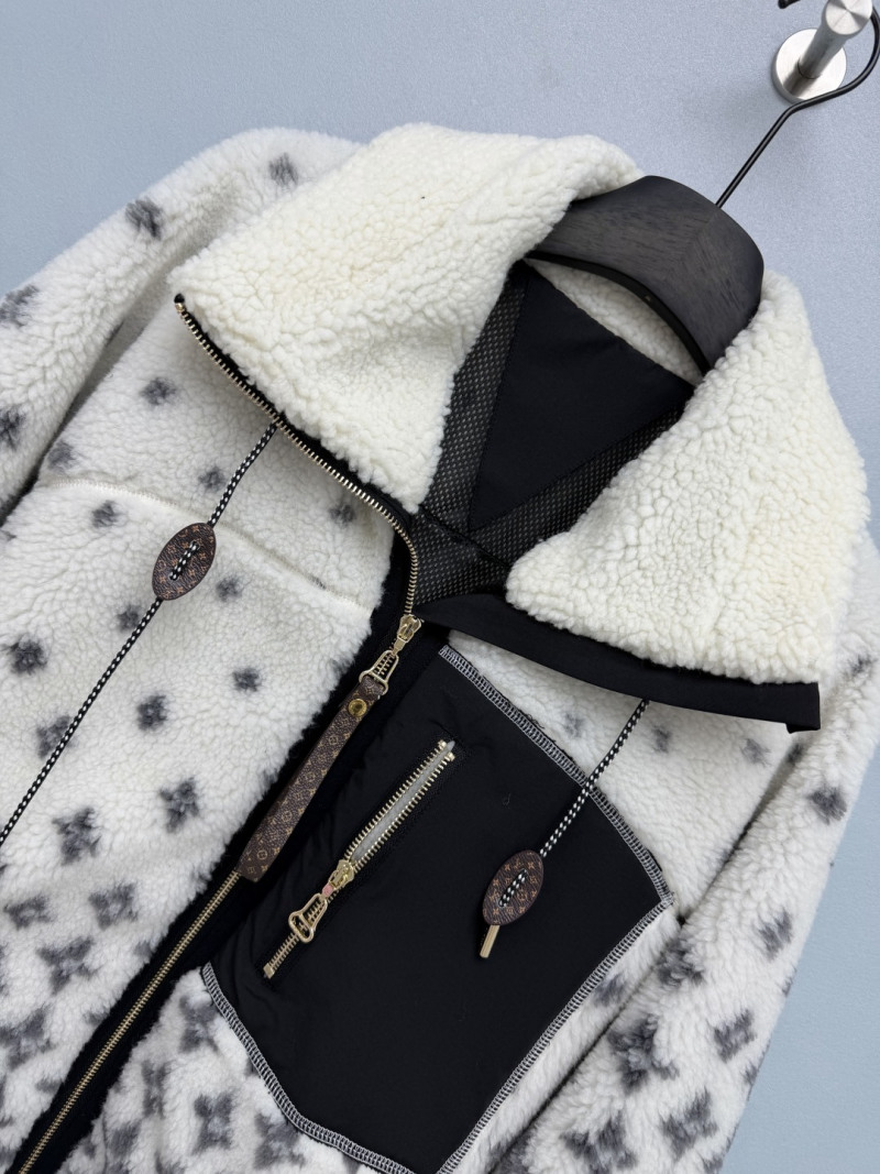 Куртка с принтом Louis Vuitton из шерсти