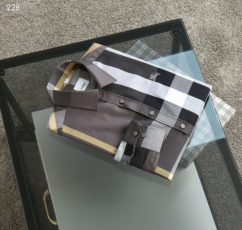 Мужская рубашка Burberry с длинными рукавами