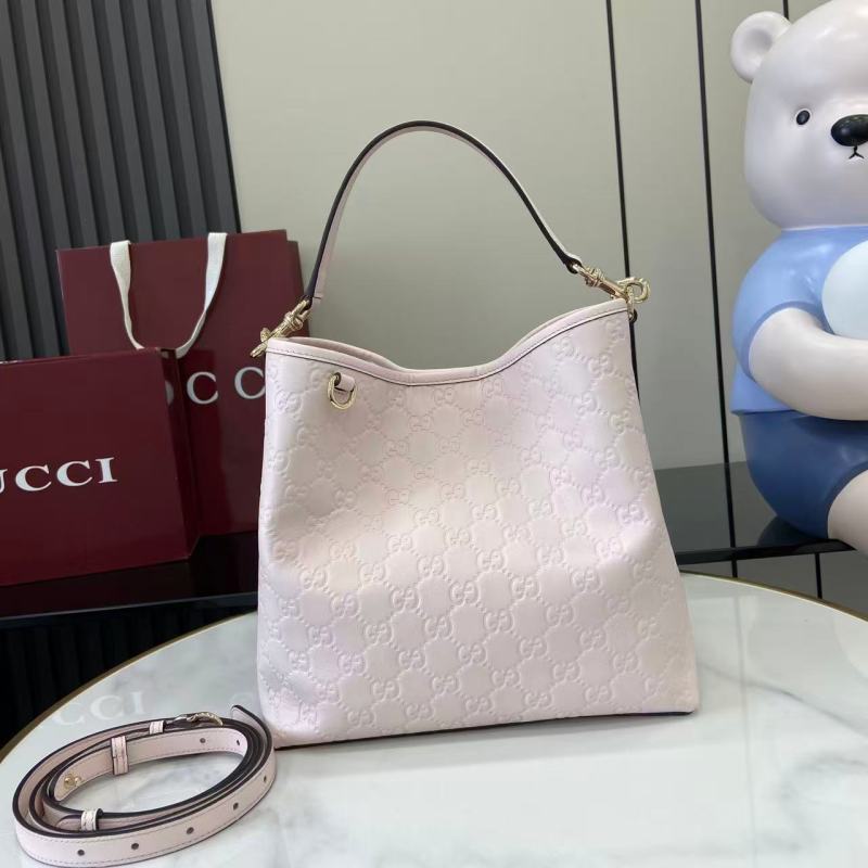 Сумка Gucci розовая с тиснением