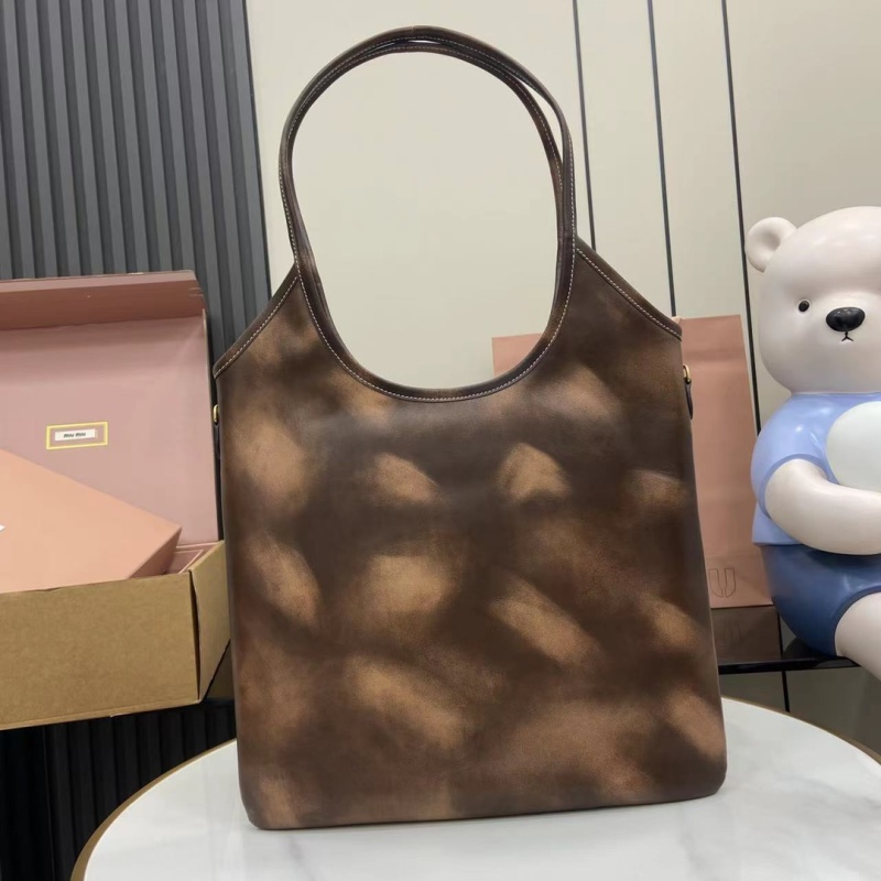 Сумка-тоут Miu Miu коричневый