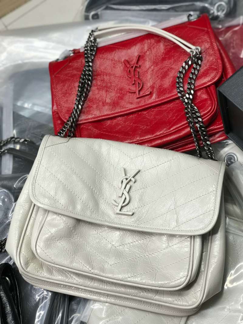 Женская сумка через плечо YSL Niki Saint Laurent