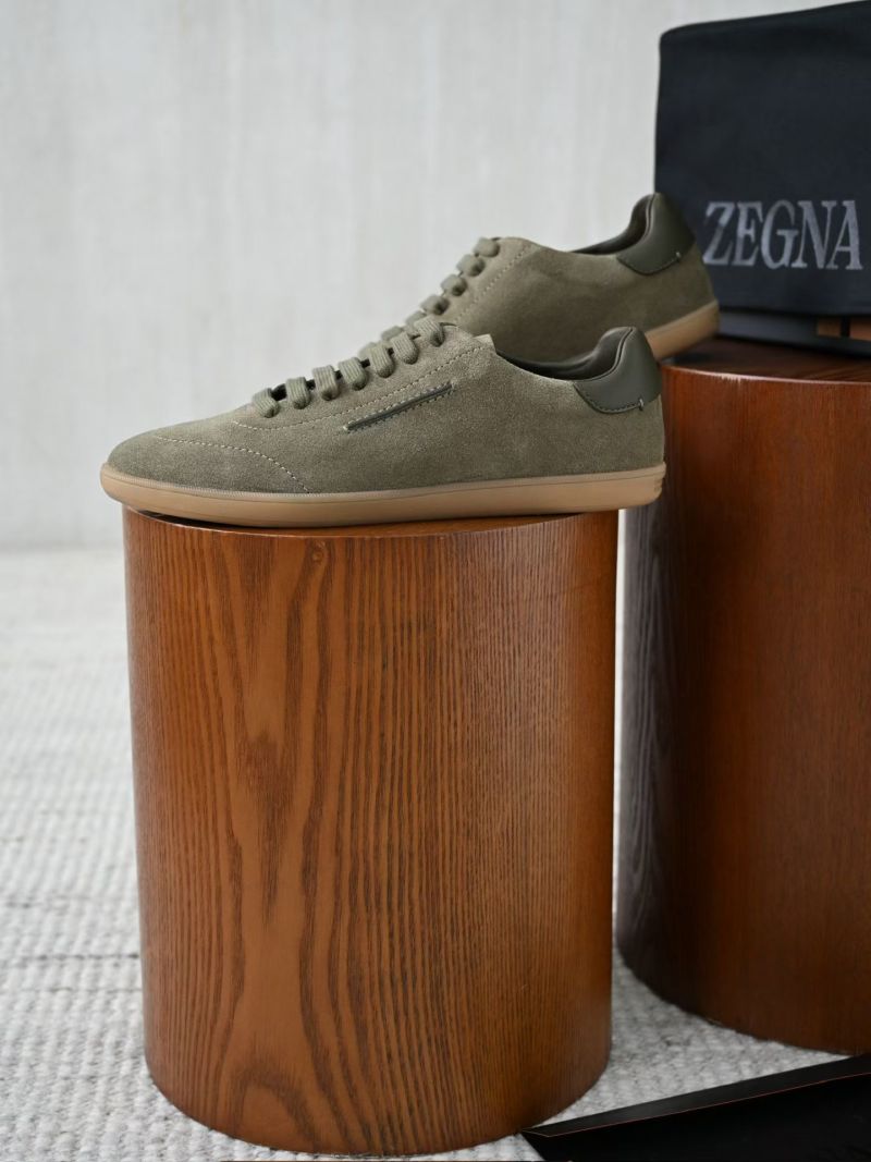 Кроссовки Zegna мужские замшевые