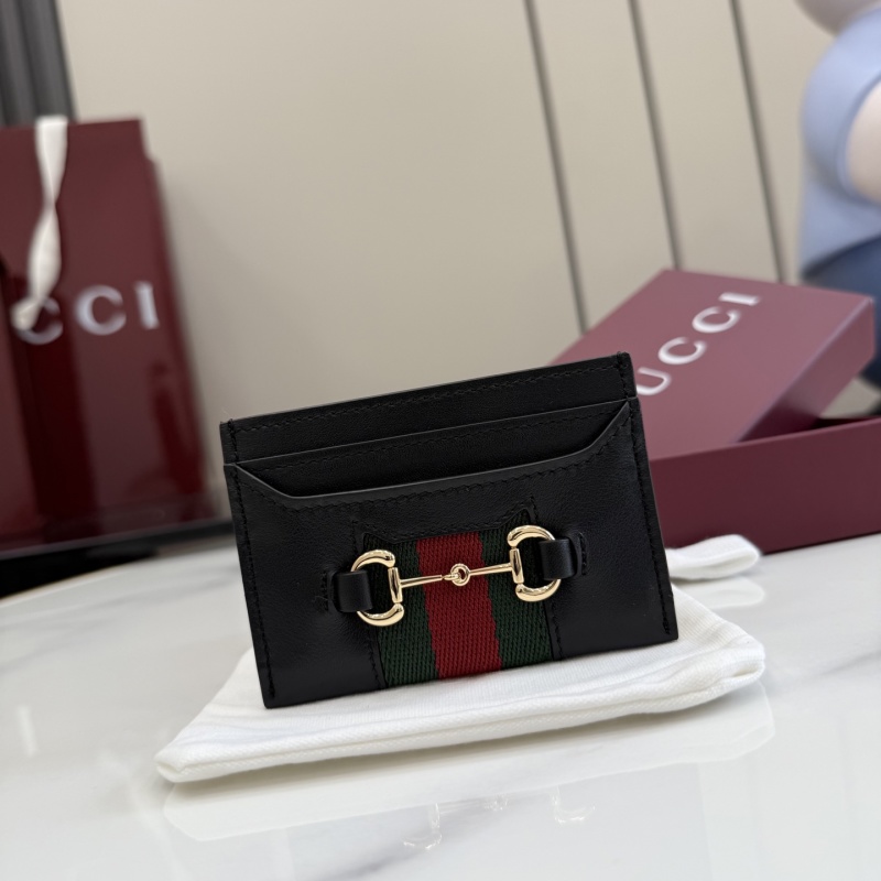 Картхолдер Gucci с металлической фурнитурой
