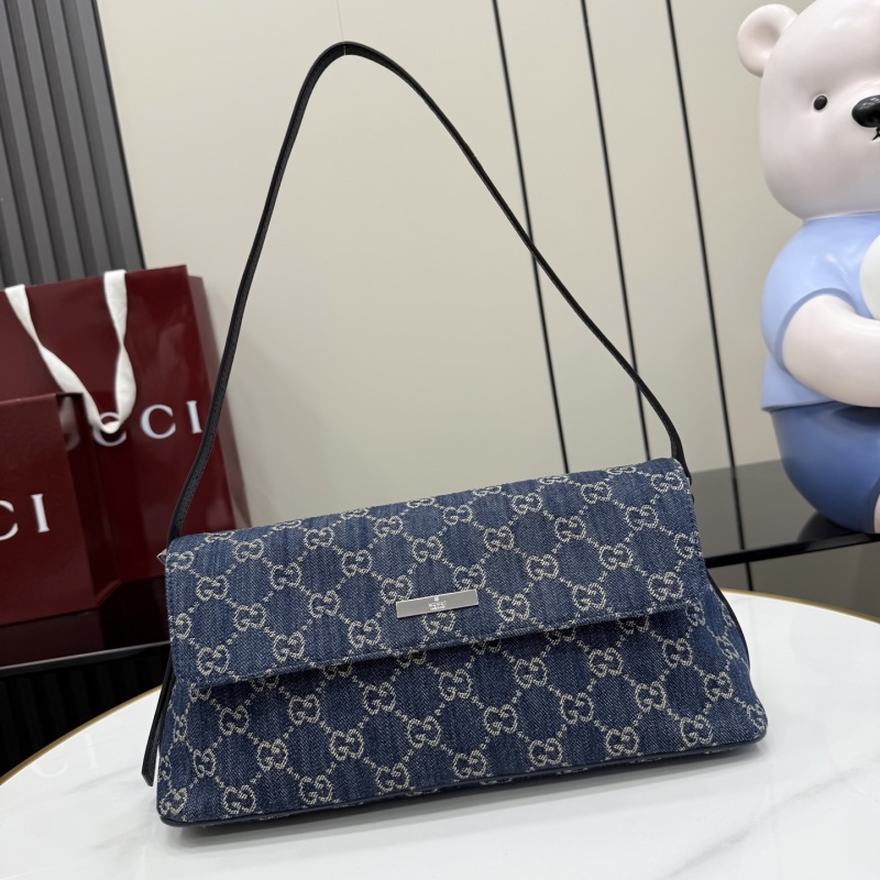 Сумка Gucci из денима с принтом