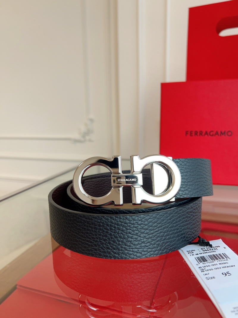 Ремень Salvatore Ferragamo с пряжкой Gancini