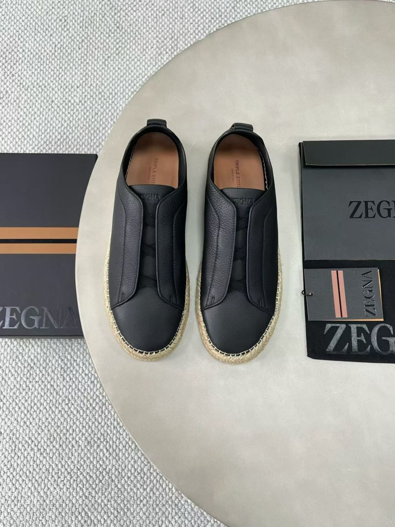 Слипоны ZEGNA черные