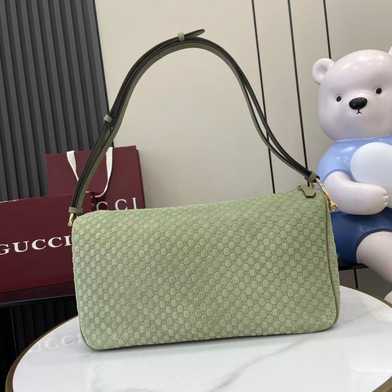 Сумка Gucci зеленая замша