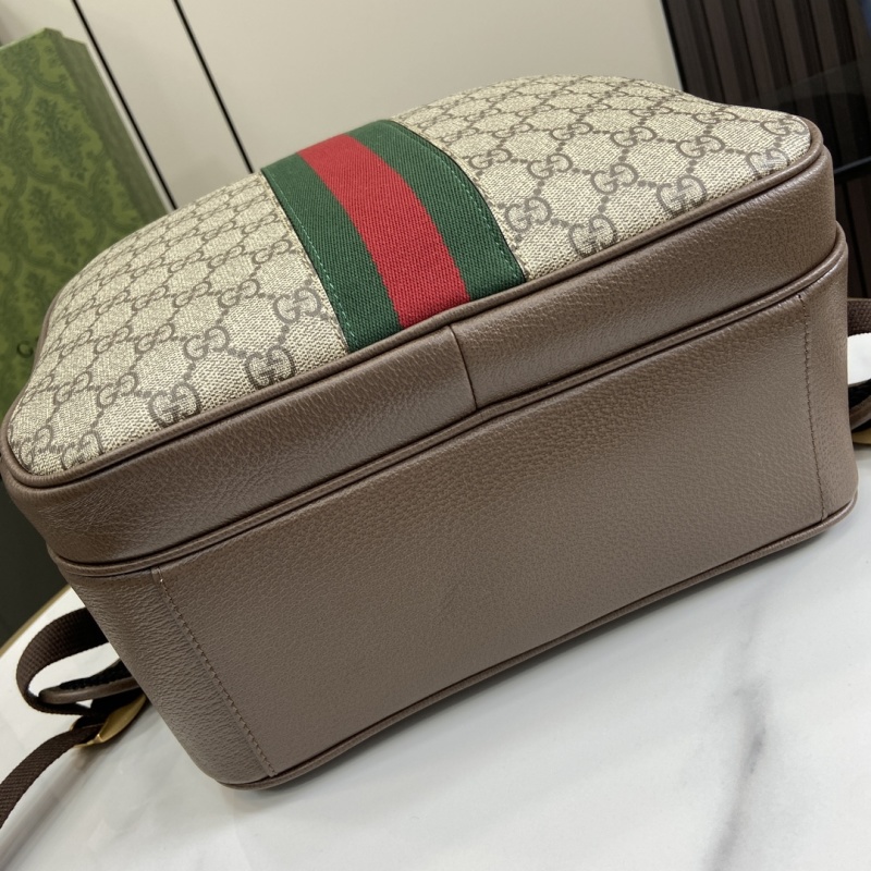 Рюкзак Gucci с монограммой и полосой