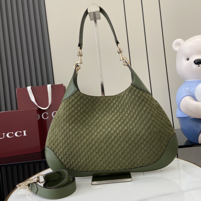 Сумка Gucci зеленая с монограммой