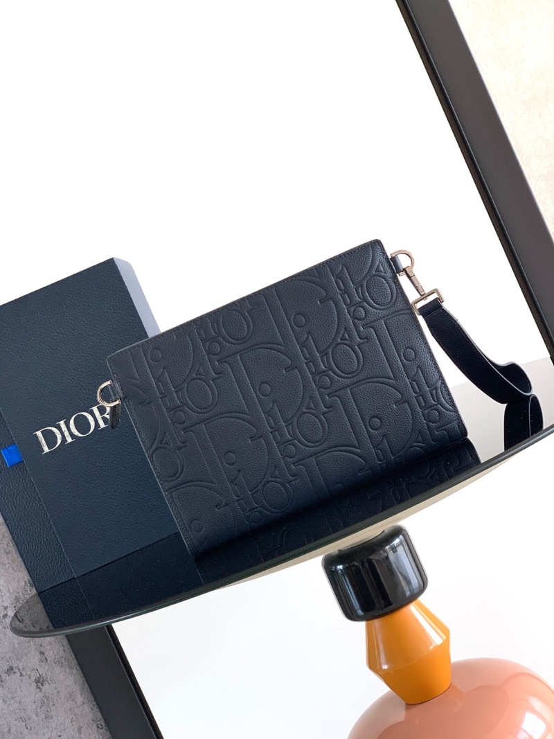 Портмоне Dior с логотипом и ремешком