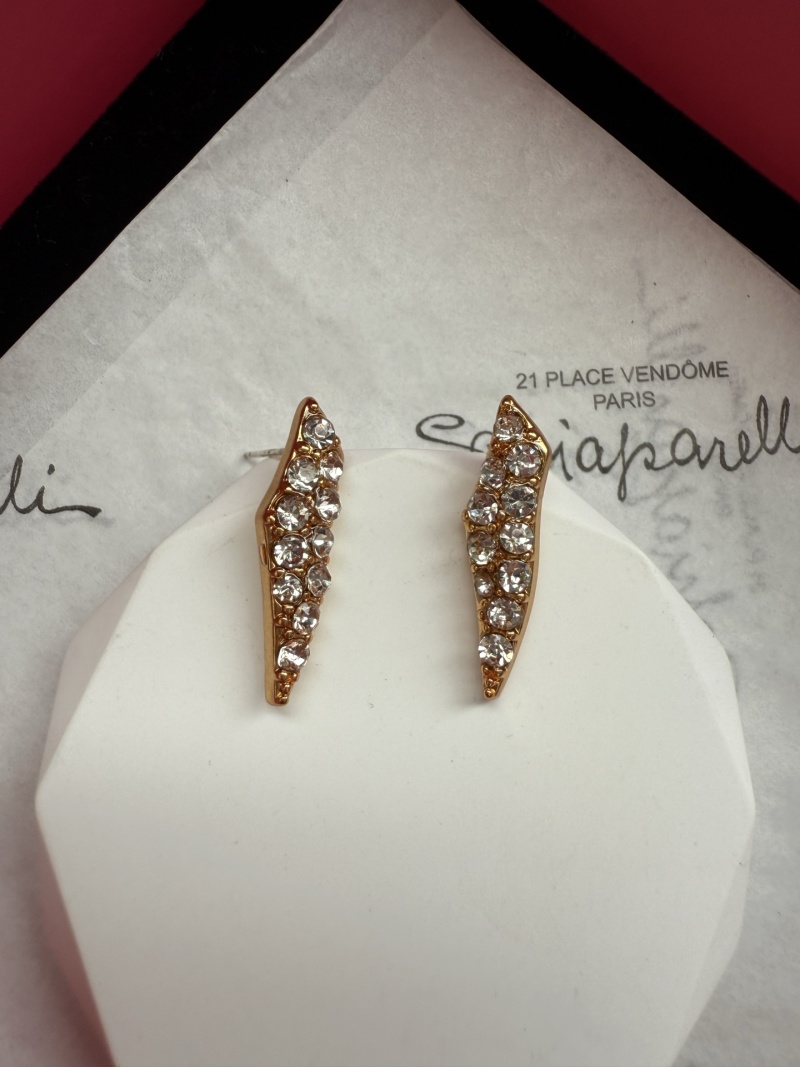 Серьги с кристаллами Schiaparelli