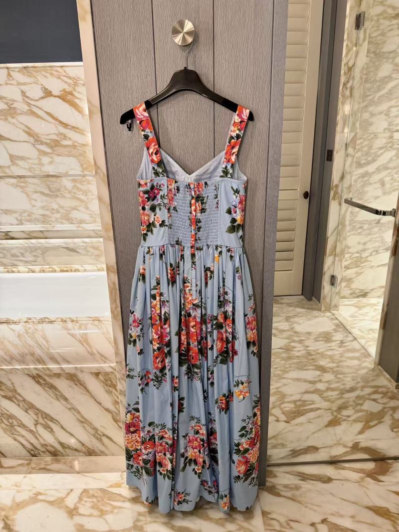 Повседневное платье с цветочным принтом Dolce & Gabbana