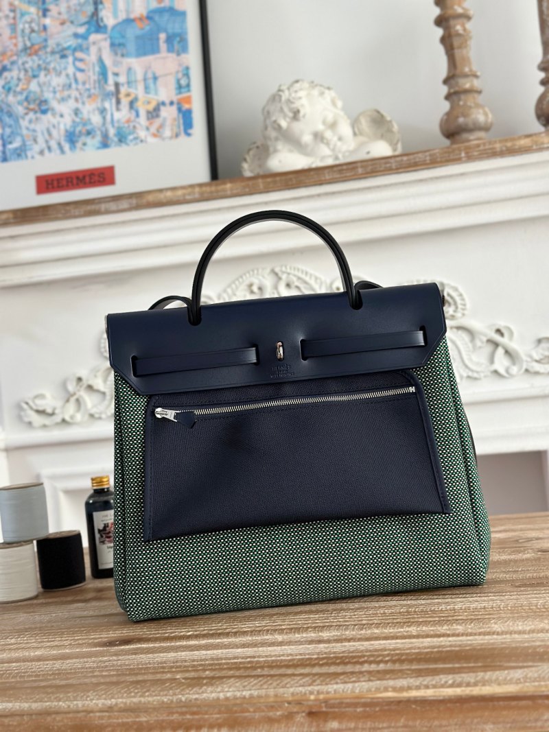 Сумка Herbag с кожаной окантовкой Hermès