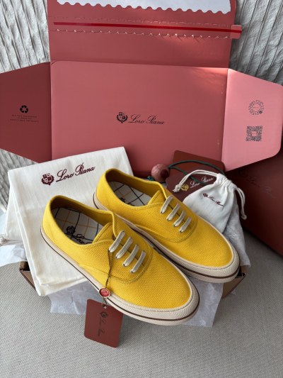 Кеды Loro Piana желтые