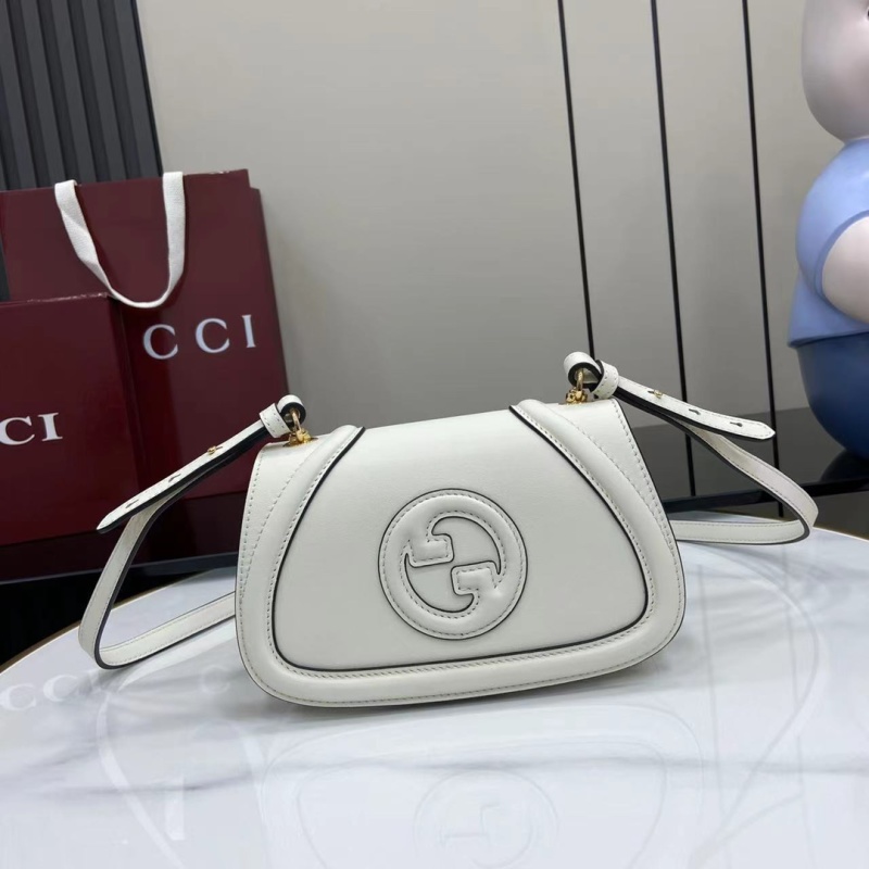 Сумка Gucci белая с логотипом