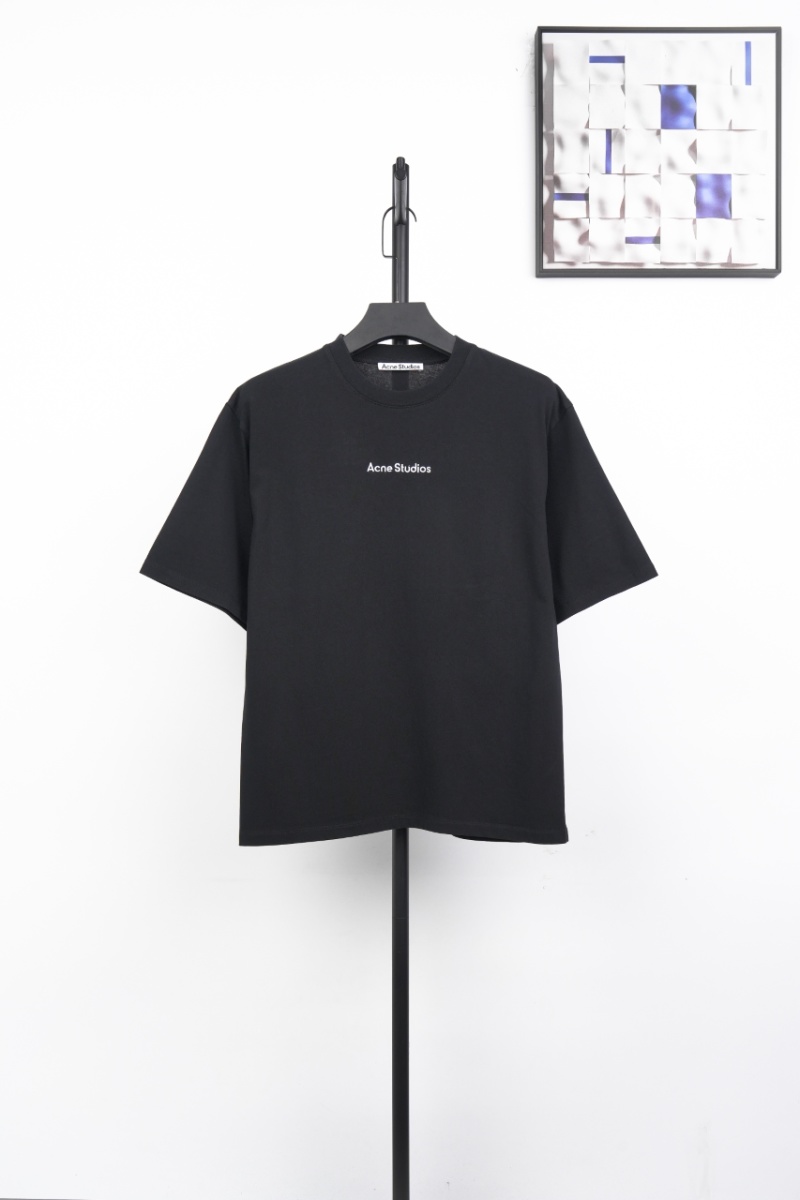 Футболка Acne Studios черная с логотипом