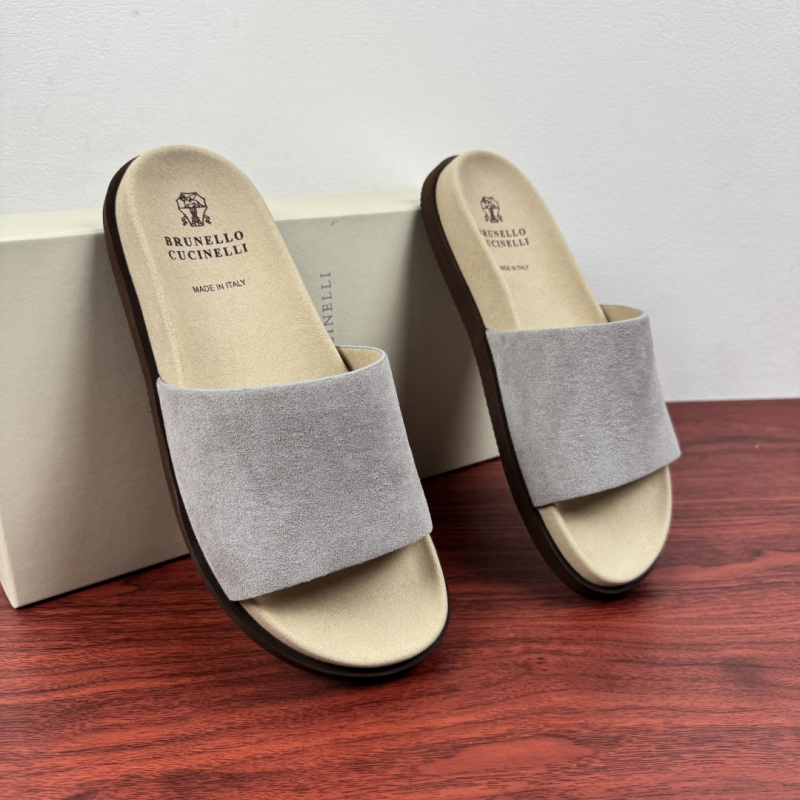 Мужские шлёпанцы Brunello Cucinelli