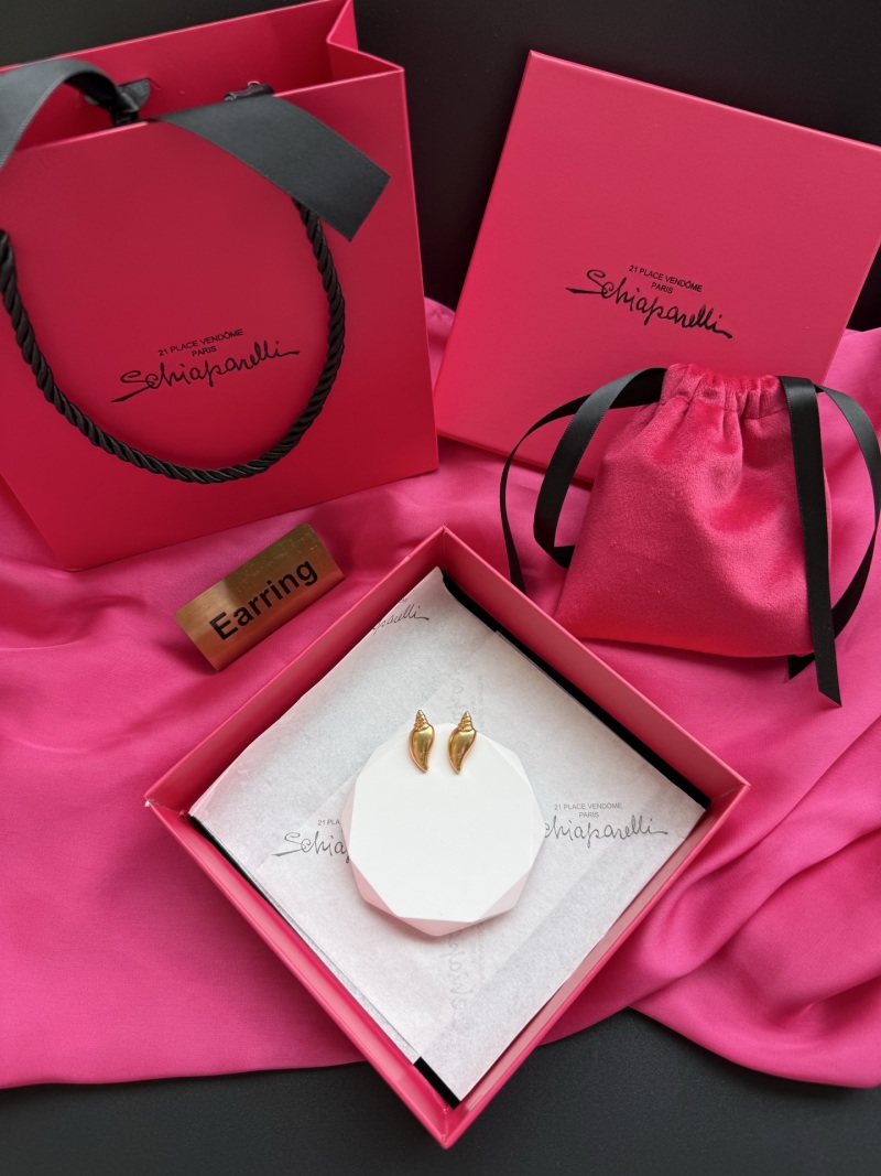 Серьги в форме моллюсковой раковины Schiaparelli