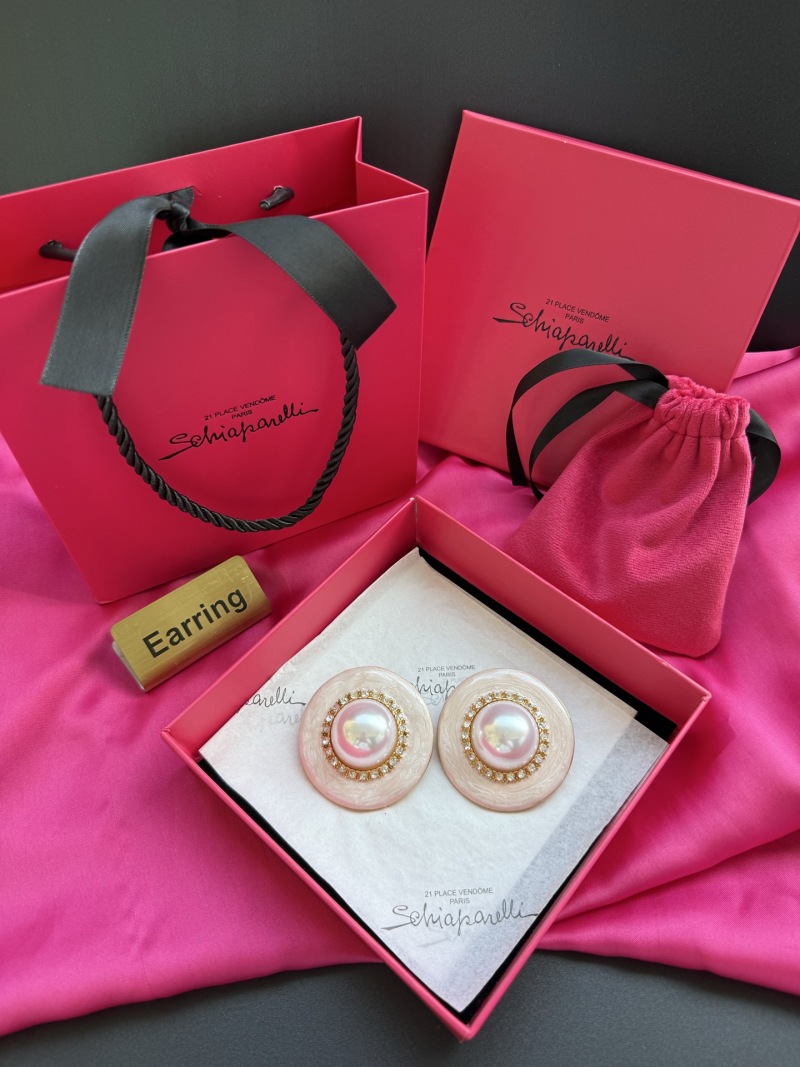 Серьги Schiaparelli с жемчугом и кристаллами