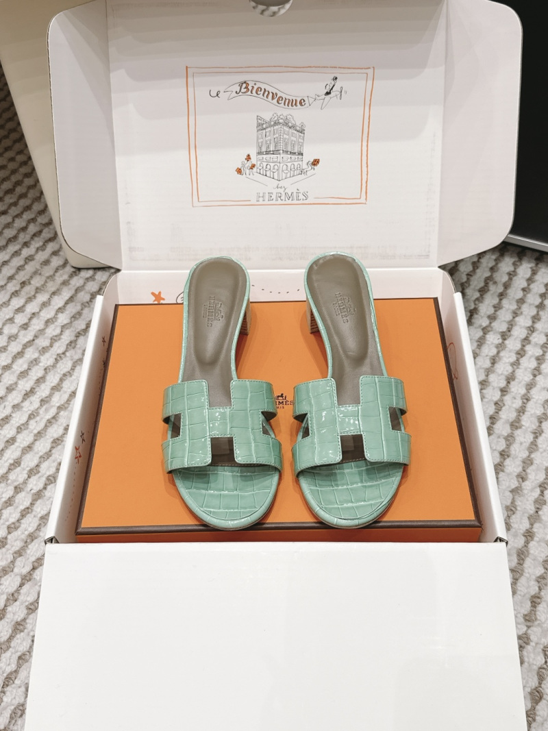 Женские кожаные сандалии Hermes H-образная форма Hermès