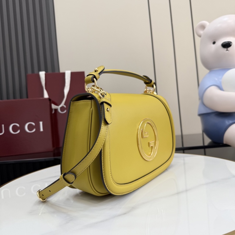 Сумка Gucci желтая с логотипом
