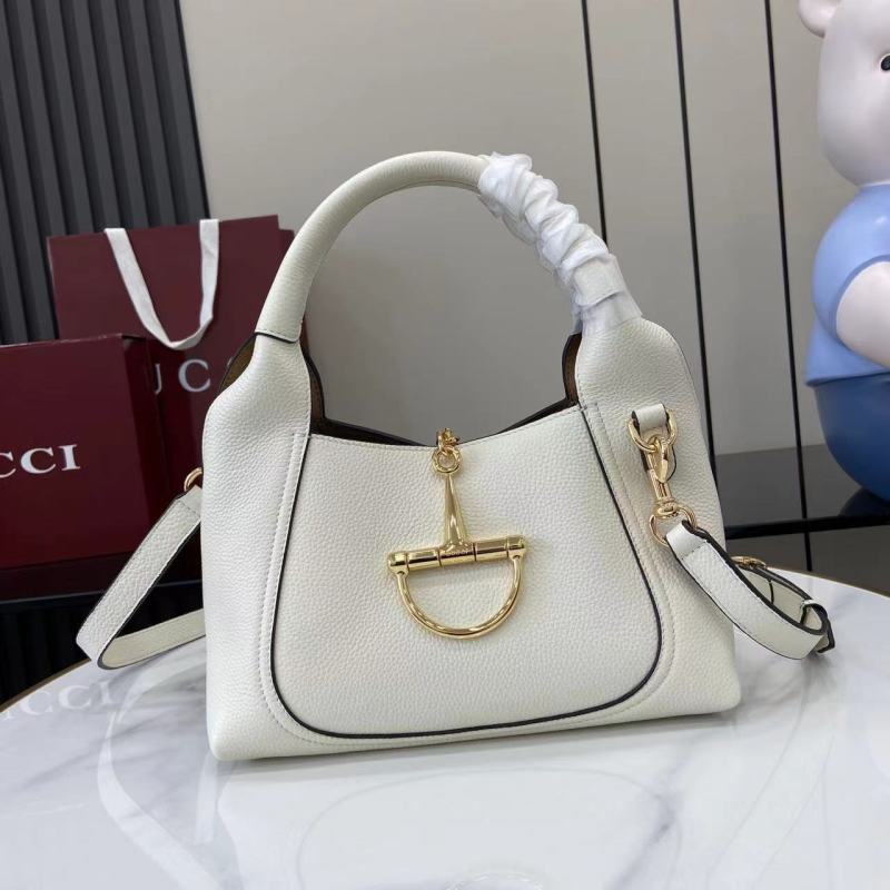 Сумка Gucci White Horsebit