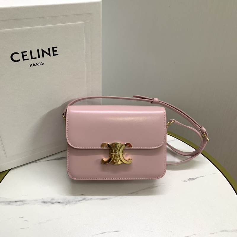 Сумка Celine Triomphe Mini розовая