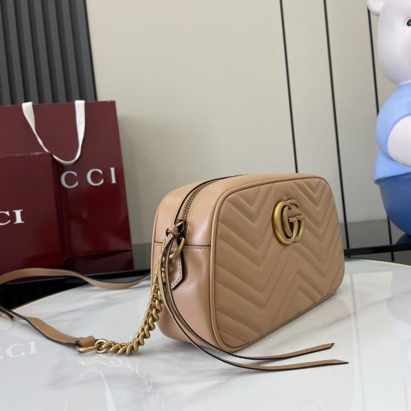 Сумка кросс-боди Gucci бежевая