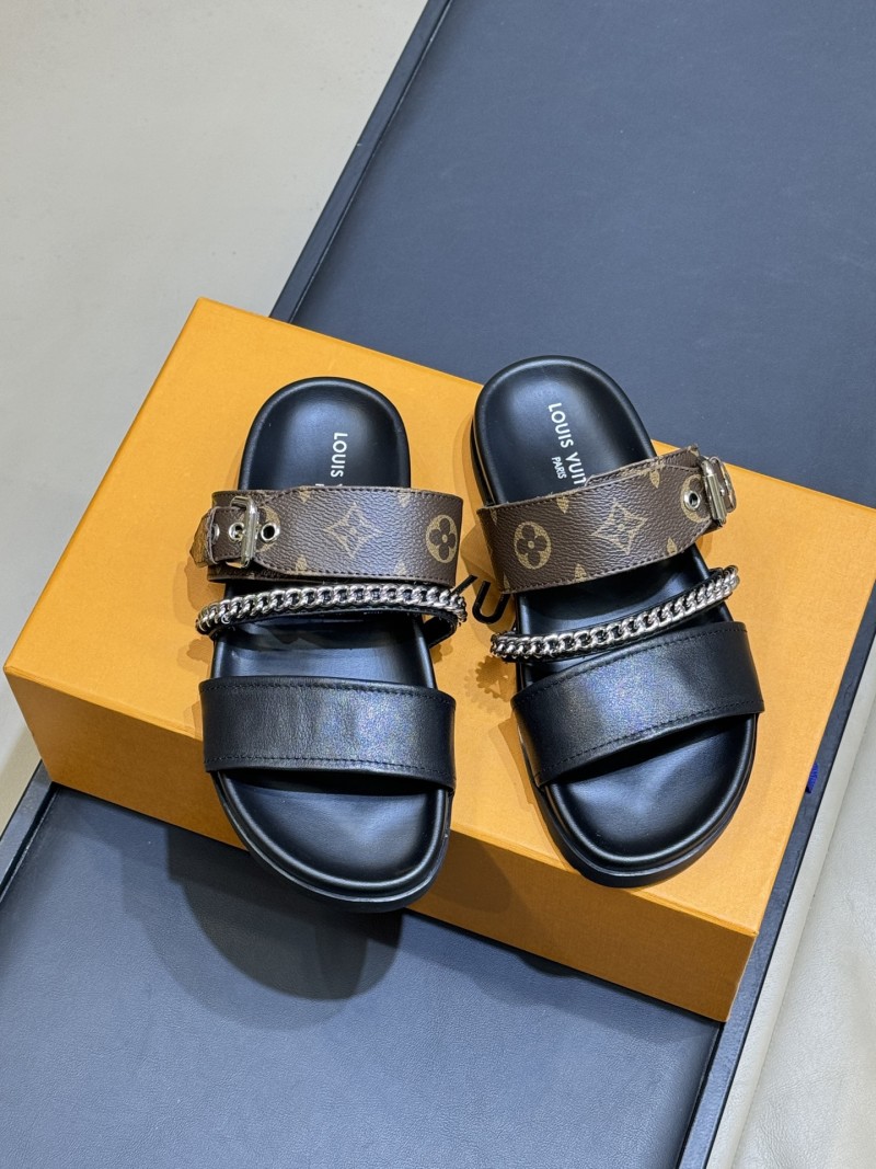 Женские шлёпанцы Isola с монограммой Louis Vuitton