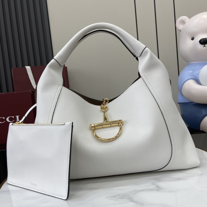 Сумка Gucci White Horsebit