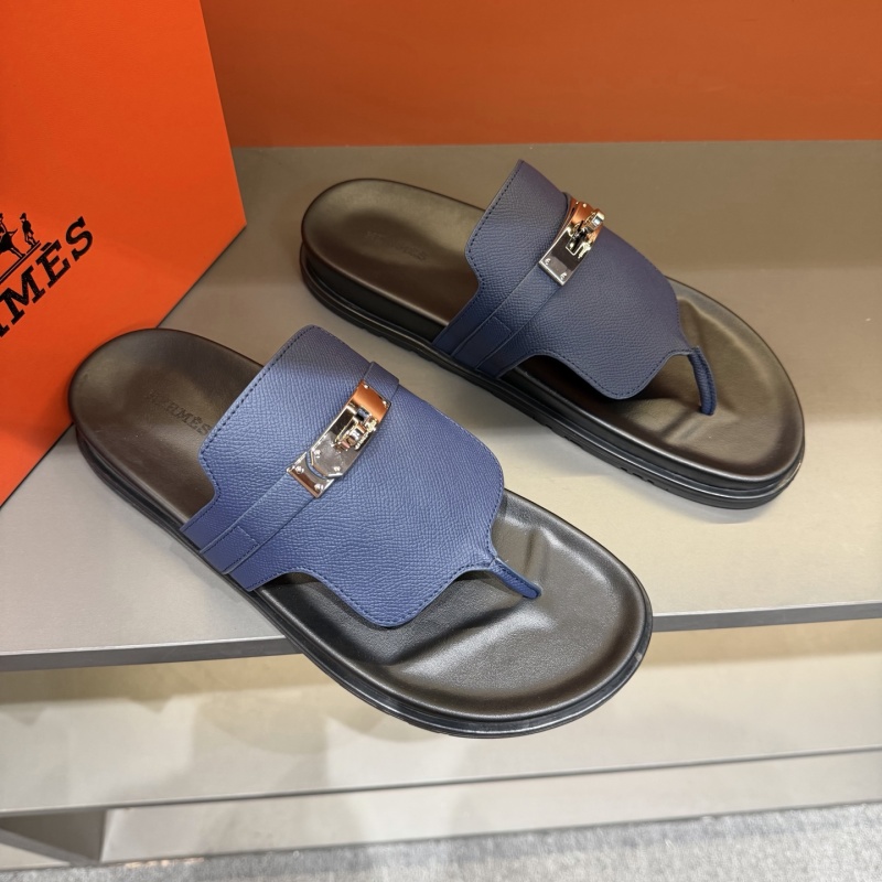 Мужские шлёпанцы Hermes Hermès