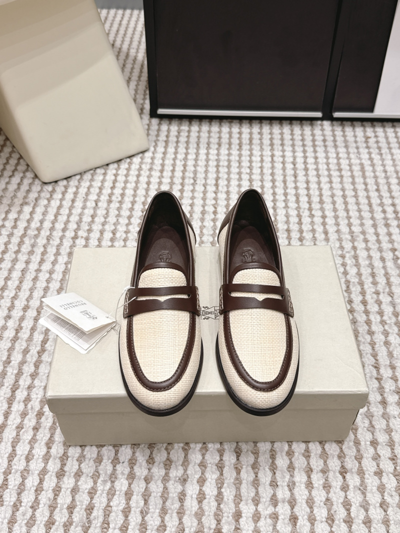 Лоферы женские плетеные Brunello Cucinelli