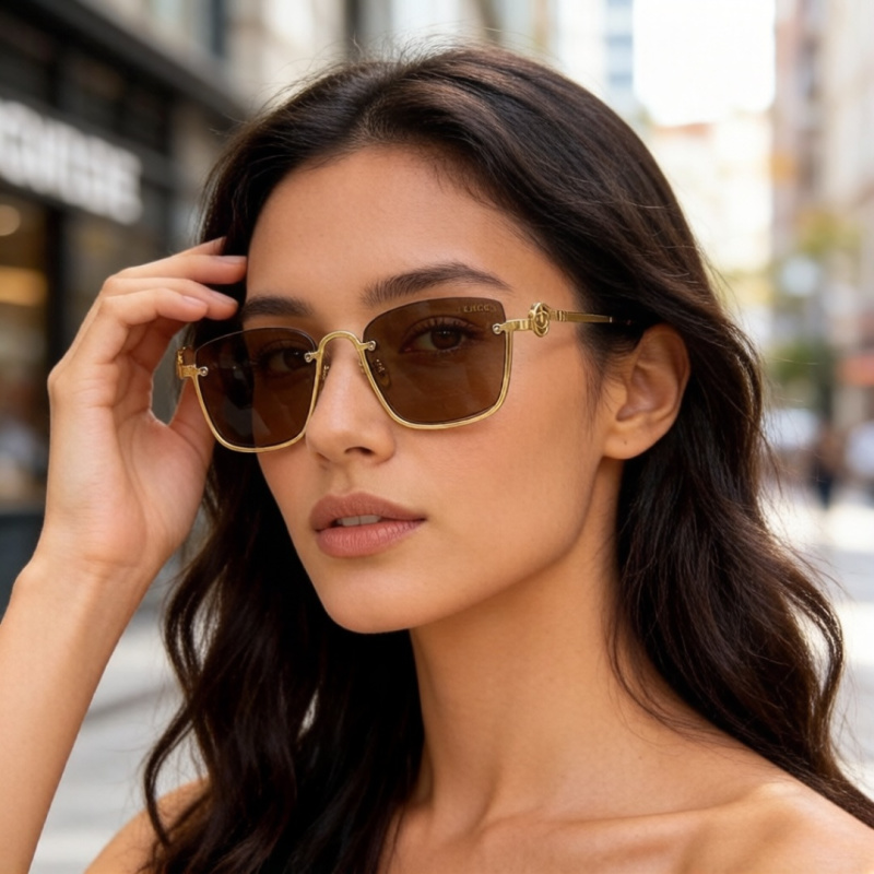 Солнцезащитные очки поляризационные мужские Gucci