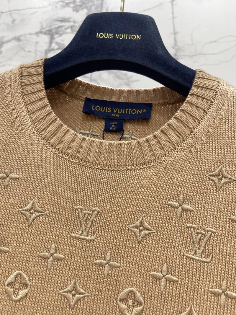Женская футболка с рельефным монограммным узором Louis Vuitton