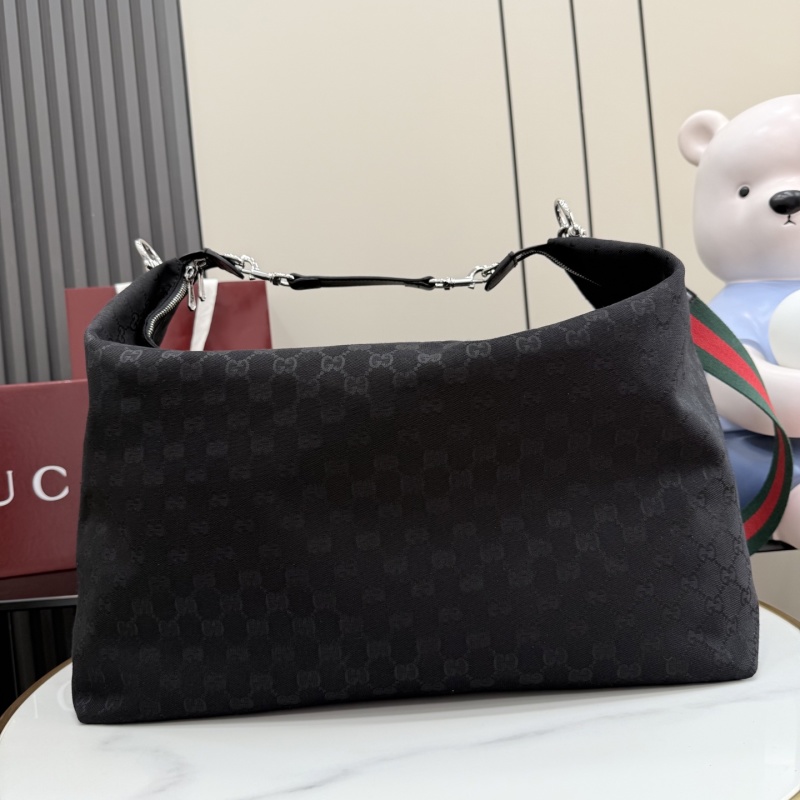 Сумка Gucci с принтом и металлической ручкой