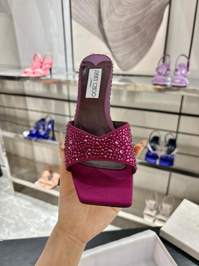 Сандалии женские Jimmy Choo Skye 70 со стразами