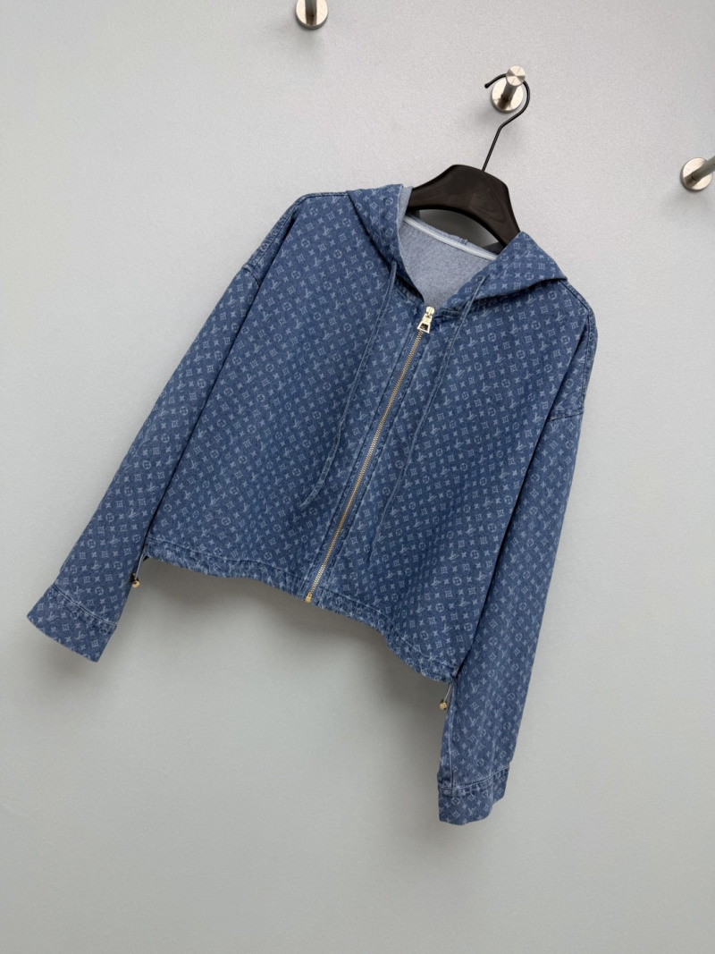 Джинсовая куртка Louis Vuitton с монограммой