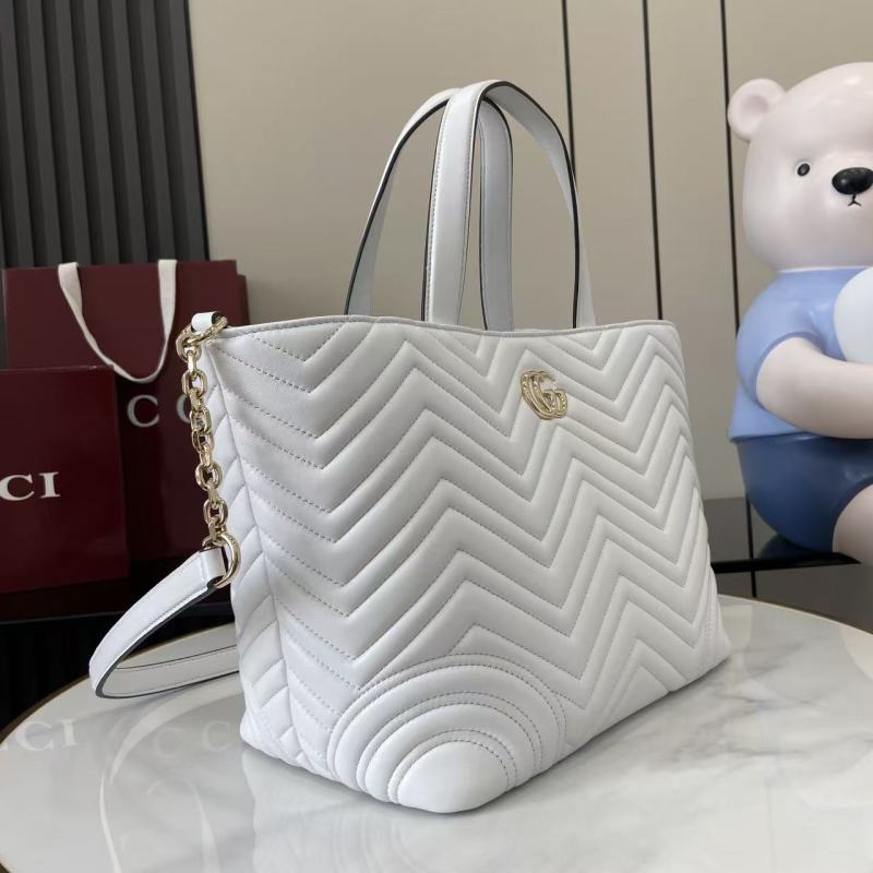 Сумка Gucci GG Marmont белая