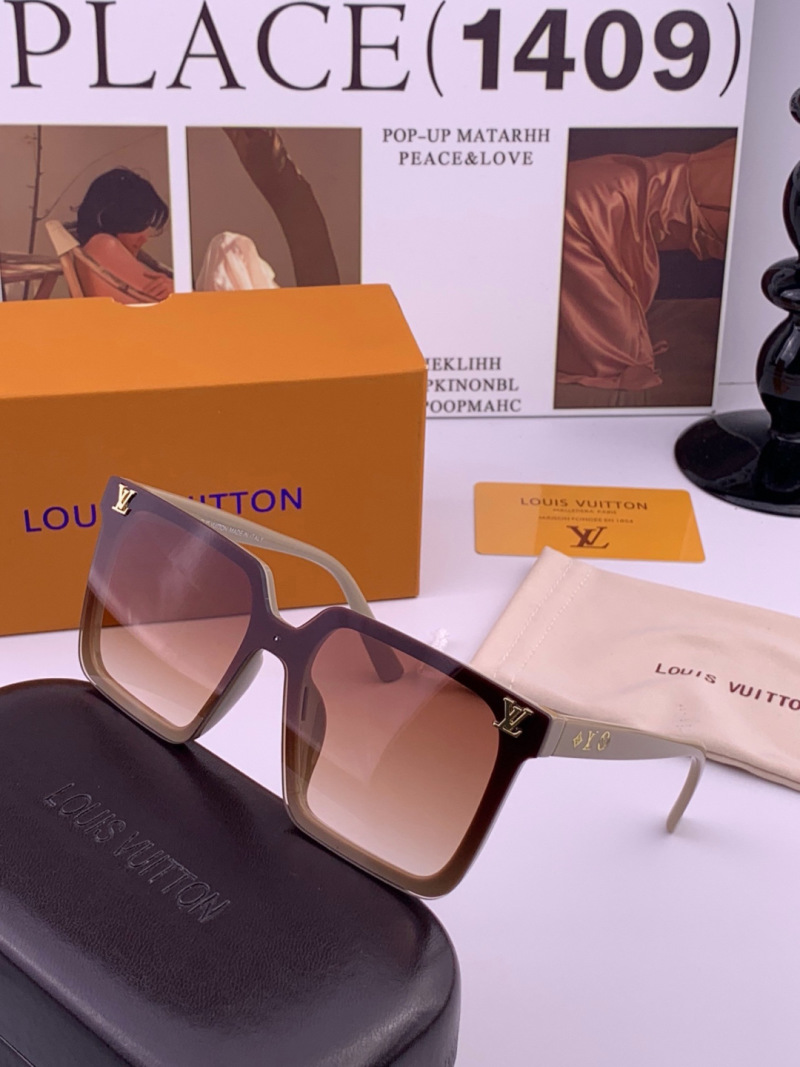 Солнцезащитные очки большого размера с градиентным стеклом Louis Vuitton