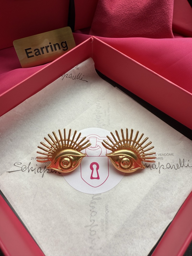 Серьги в виде глаз с лучами Schiaparelli