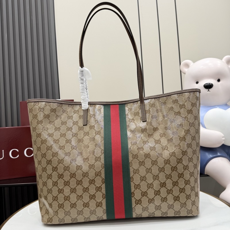 Сумка-тоут Gucci с монограммой и кантом