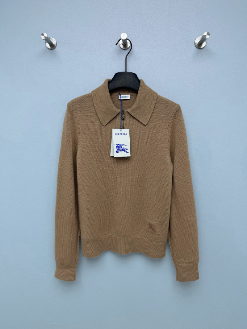 Поло-свитер Burberry из 100% шерсти